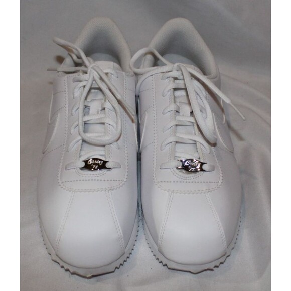 Nike Youth Cortez Basic SL White Leather Shoes GS 7 Youth 8.5 Women's NIB - Picture 4 of 7